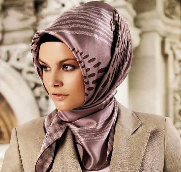مدل بستن روسری بزرگ و کوچک با طرح های بسیار شیک جذاب و لاکچری