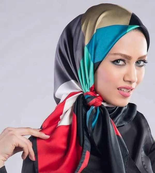 مدل بستن روسری مجلسی شیک با مدل هایی که جایی ندید جذاب و ترند
