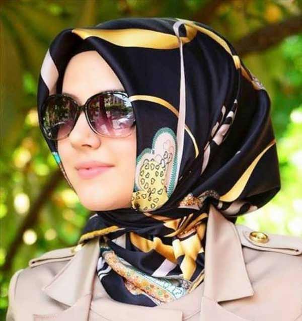 مدل بستن روسری مجلسی شیک با مدل هایی که جایی ندید جذاب و ترند