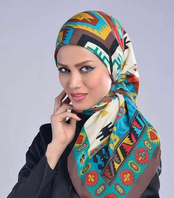 مدل بستن روسری مجلسی شیک با مدل هایی که جایی ندید جذاب و ترند