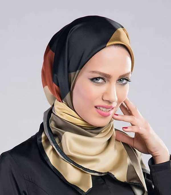 مدل بستن روسری مجلسی شیک با مدل هایی که جایی ندید جذاب و ترند