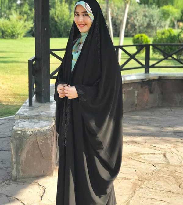 مدل چادر بحرینی با طرح های ساده صدفی مقنعه دار زیبا جذاب و ترند