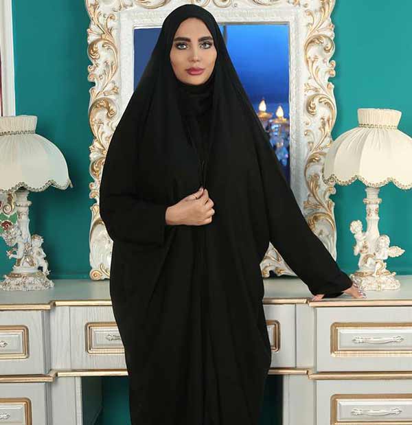 مدل چادر لبنانی صدفی شیک جذاب زیبا با طرح های خانومانه و باوقار