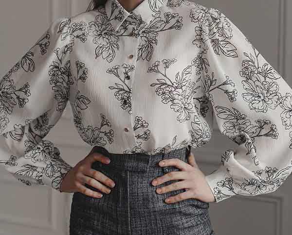 مدل شومیز طرح دار جدید راه راه و گلدار متنوع شیک و خوش استایل