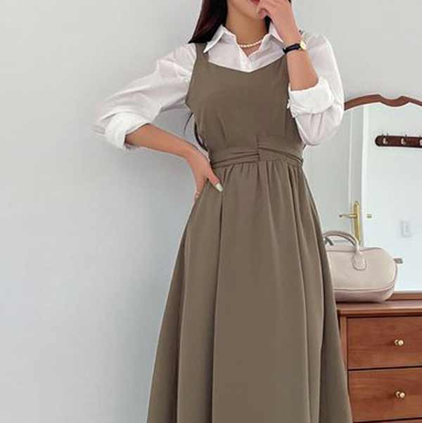 مدل سارافون دخترانه ساده و شیک با طرح های ساده و چهارخونه جذاب