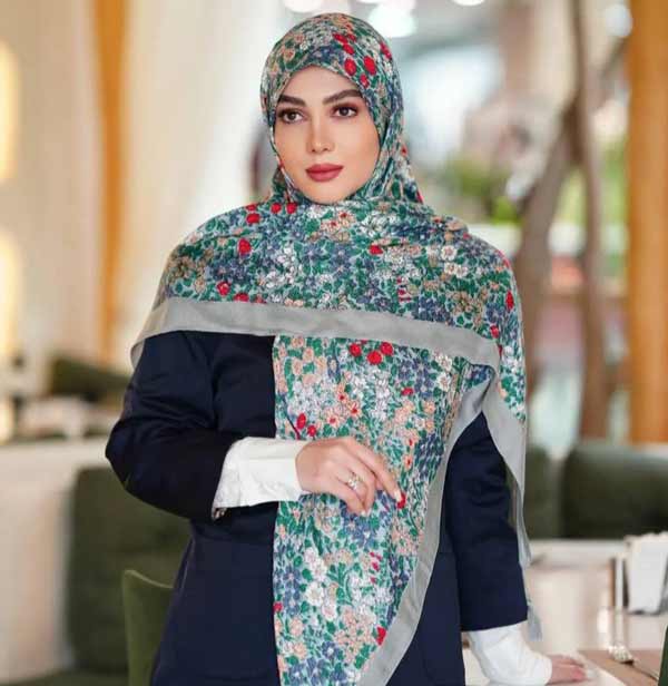 مدل روسری برای عید با طرح های ساده و گلدار زیبا شیک و مدسال