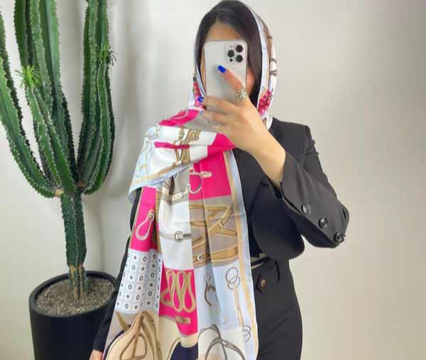 مدل روسری برای عید با طرح های ساده و گلدار زیبا شیک و مدسال