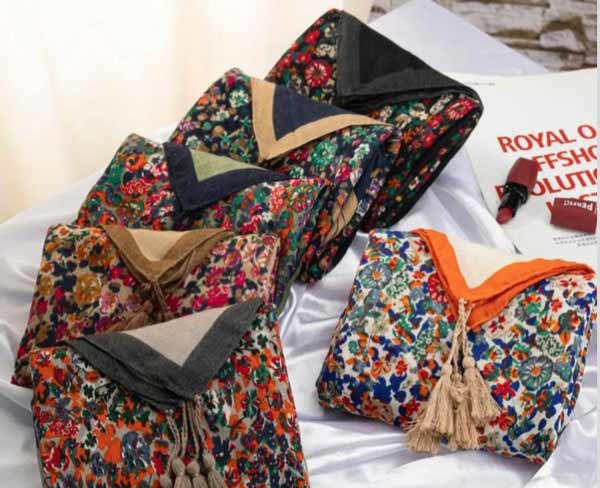 مدل روسری برای عید با طرح های ساده و گلدار زیبا شیک و مدسال