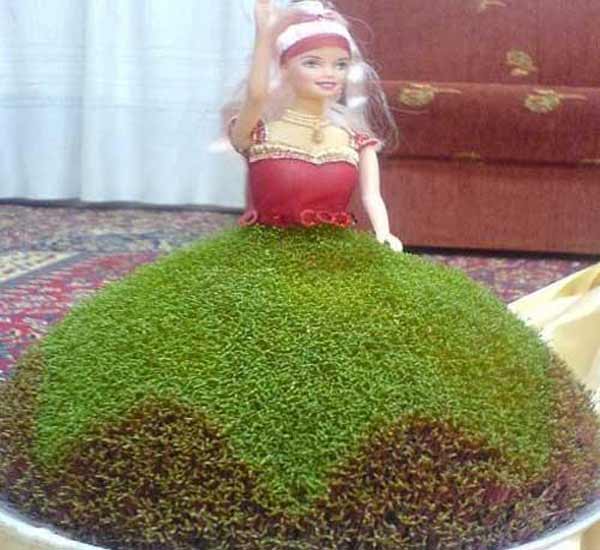 مدل سبزه عید ساده زیبا خلاقانه و فانتزی با مدل هایی که جایی ندید