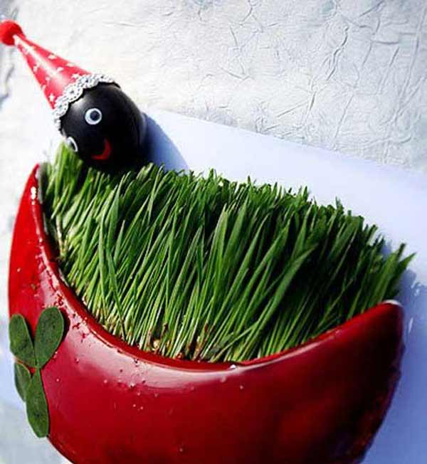 مدل سبزه عید ساده زیبا خلاقانه و فانتزی با مدل هایی که جایی ندید