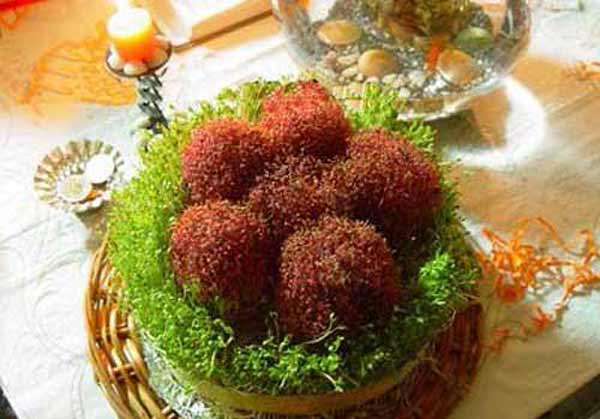 مدل سبزه عید ساده زیبا خلاقانه و فانتزی با مدل هایی که جایی ندید