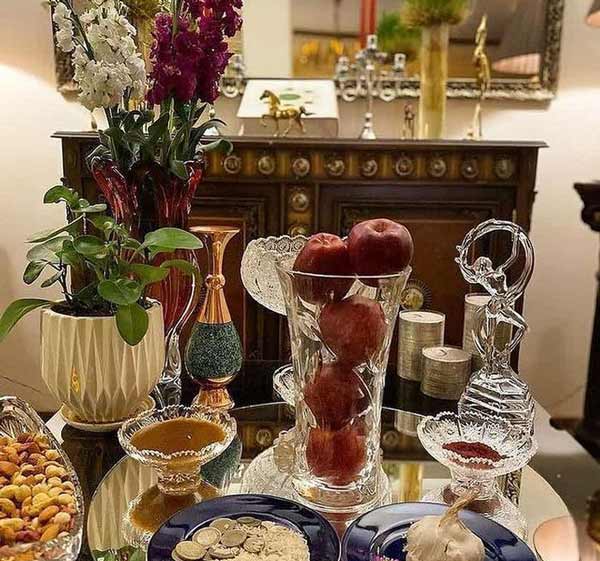 مدل سفره هفت سین با ایده های بسیار زیبا خلاقانه متنوع و جدید