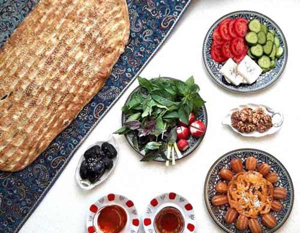 مدل سفره سحر بسیار زیبا ساده برای مهمانی های باکلاس و لاکچری