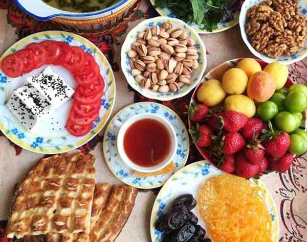 مدل سفره سحر بسیار زیبا ساده برای مهمانی های باکلاس و لاکچری