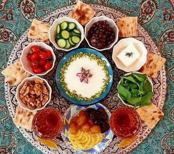 سفره افطار لاکچری جذاب خوشگل با نکات و ایده های خفن و خلاقانه