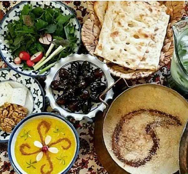 سفره افطار لاکچری جذاب خوشگل با نکات و ایده های خفن و خلاقانه