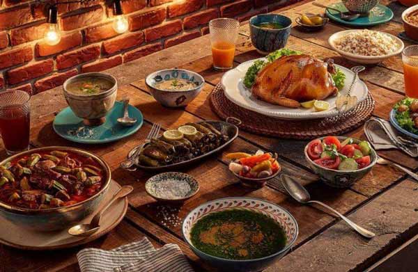 سفره افطار لاکچری جذاب خوشگل با نکات و ایده های خفن و خلاقانه