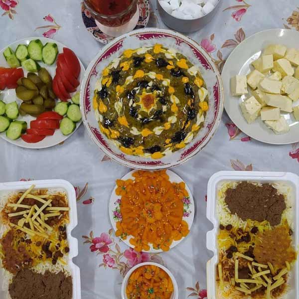 سفره افطار لاکچری جذاب خوشگل با نکات و ایده های خفن و خلاقانه