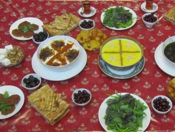 سفره افطار لاکچری جذاب خوشگل با نکات و ایده های خفن و خلاقانه