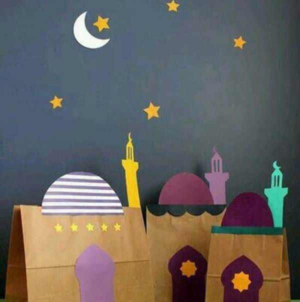 تزیین مدرسه برای ماه رمضان با ایده های متنوع برای دیوار زیبا آسان