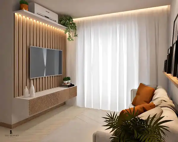 مدل دکوراسیون تلویزیون روی دیوار + قشنگ ترین دیزاین های پشت تلویزیون روی دیوار