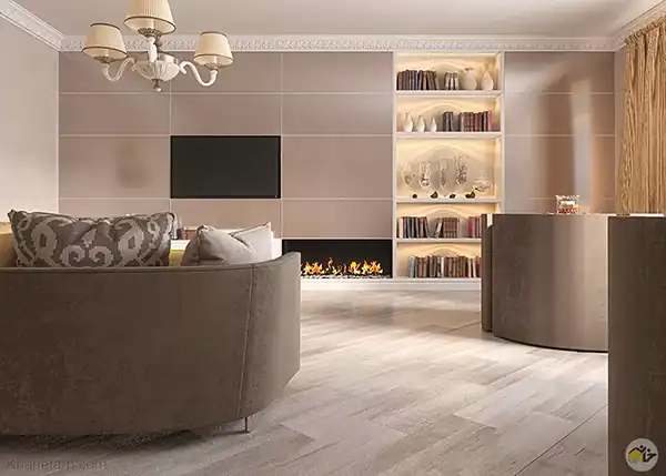 مدل دکوراسیون تلویزیون روی دیوار + قشنگ ترین دیزاین های پشت تلویزیون روی دیوار
