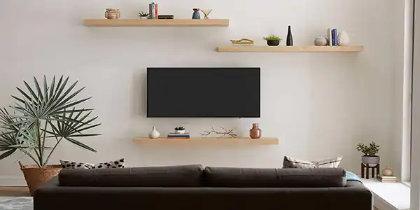 مدل دکوراسیون تلویزیون روی دیوار + قشنگ ترین دیزاین های پشت تلویزیون روی دیوار