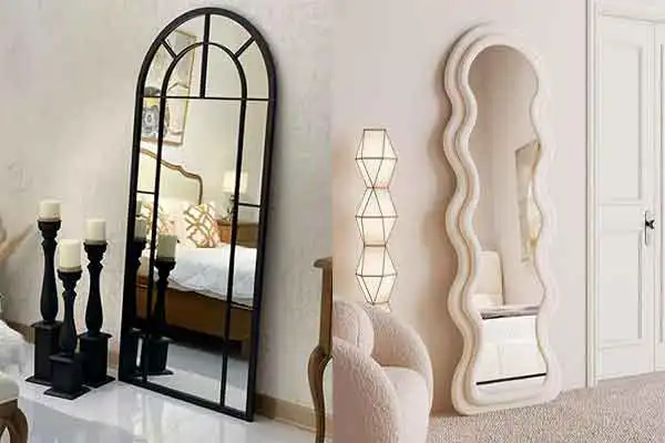 مدل آینه ایستاده جدید + مدرن و خاص ترین آینه ایستاده جدید برای پذیرایی و اتاق