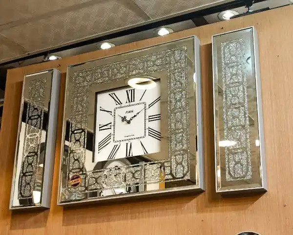 مدل ساعت دیواری اینه ای + انواع ساعت دیواری آینه ای شیک و خاص و لاکچری