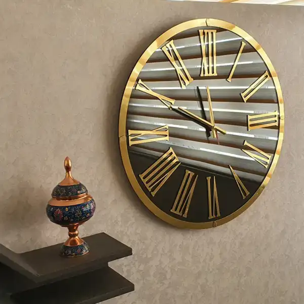 مدل ساعت دیواری اینه ای + انواع ساعت دیواری آینه ای شیک و خاص و لاکچری