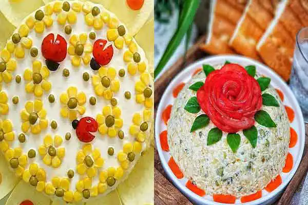 مدل سالاد الویه + خوشمزه و تزیین ساده و جذاب سالاد اولویه