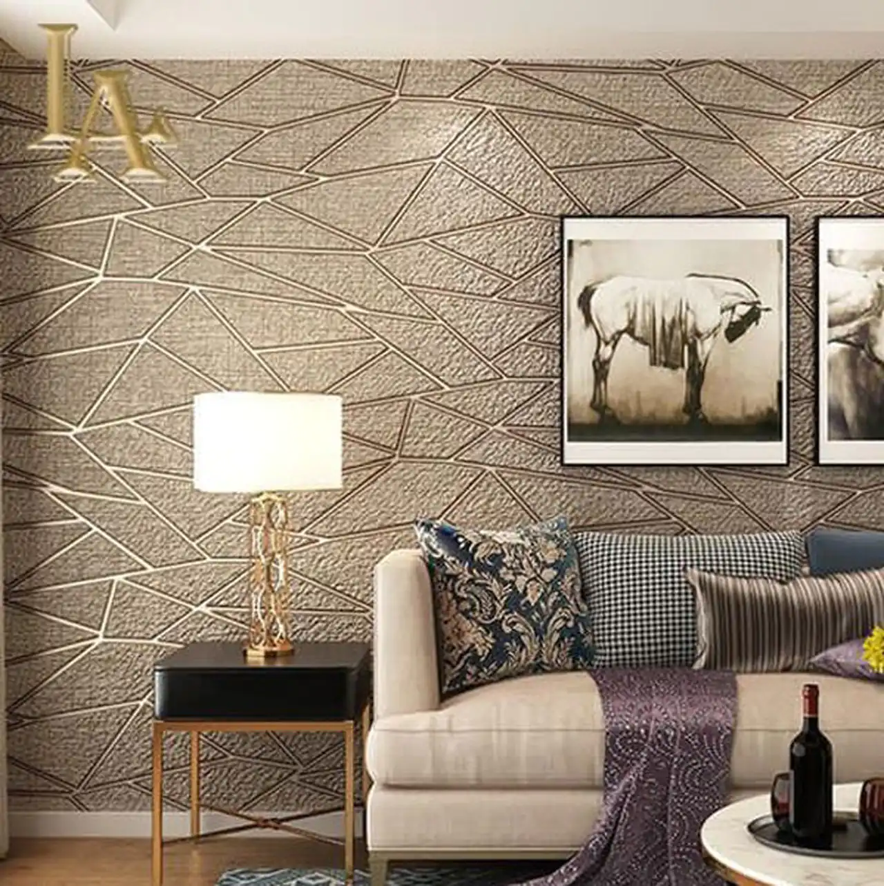 رنگ مدل کاغذ دیواری روشن و تیره با طراحی های خاص و منحصر به فرد
