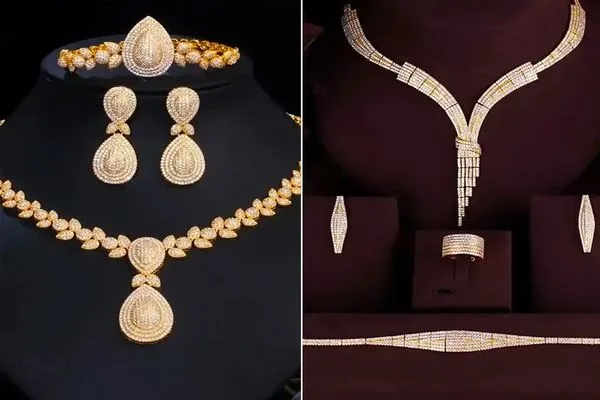 مدل سرویس طلا جدید عروس + ۱۵ مدل سرویس طلا جدید عروس خیرهکننده و ارزشمند