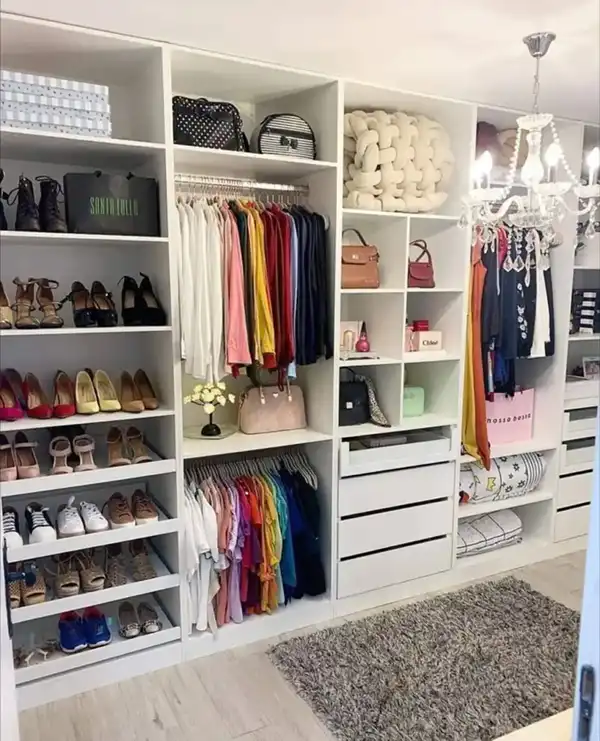 چیدمان کمد دیواری اتاق خواب + ایده های ساده برای چیدمان کمد اتاق دیواری اتاق خواب بزرگ و کوچک