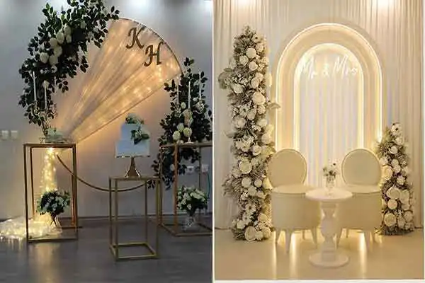 دیزاین بله برون + دکور و دیزاین بله برون با گل ارایی شکیل و لاکچری
