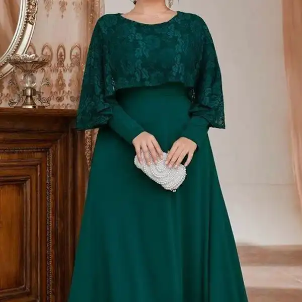مدل لباس مجلسی استین دار بلند جدید + طرح های شیک و لاکچری لباس مجلسی آستین دار بلند جدید و مدرن