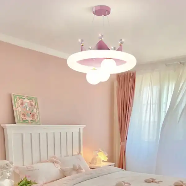 مدل لوستر اتاق خواب دخترانه + طرحای ساده و جذاب کیوت لوستر اتاق خواب دخترانه