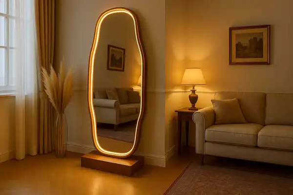 مدل آینه ایستاده + زیبا و خاص و لاکچری ترین اینه ایستاده مدرن دنیا