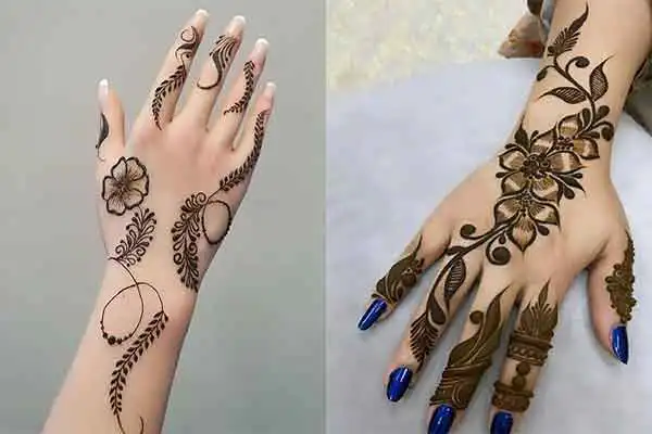 مدل حنا افغانی + خاص و زیباترین طرح های حنا افغانی دخترانه و زنانه مدرن