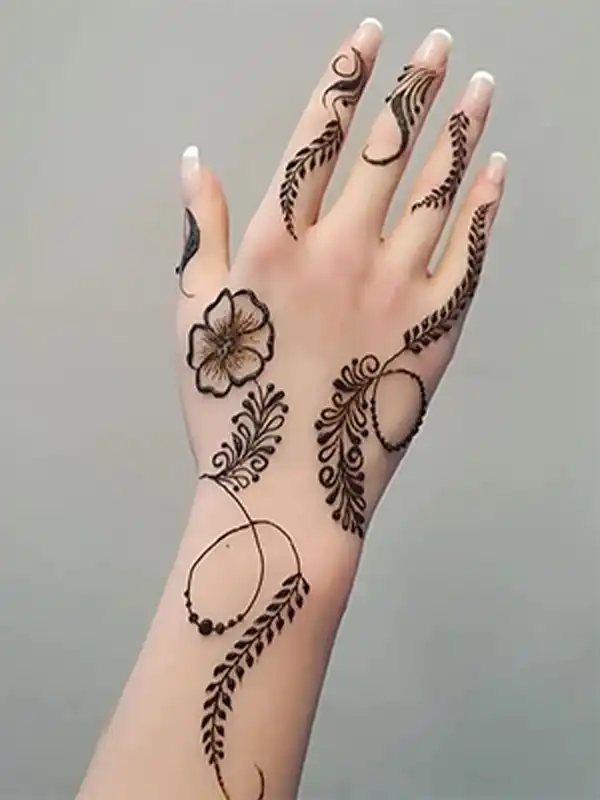 مدل حنا افغانی + خاص و زیباترین طرح های حنا افغانی دخترانه و زنانه مدرن