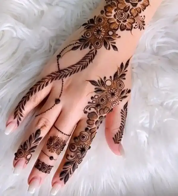 مدل حنا افغانی + خاص و زیباترین طرح های حنا افغانی دخترانه و زنانه مدرن