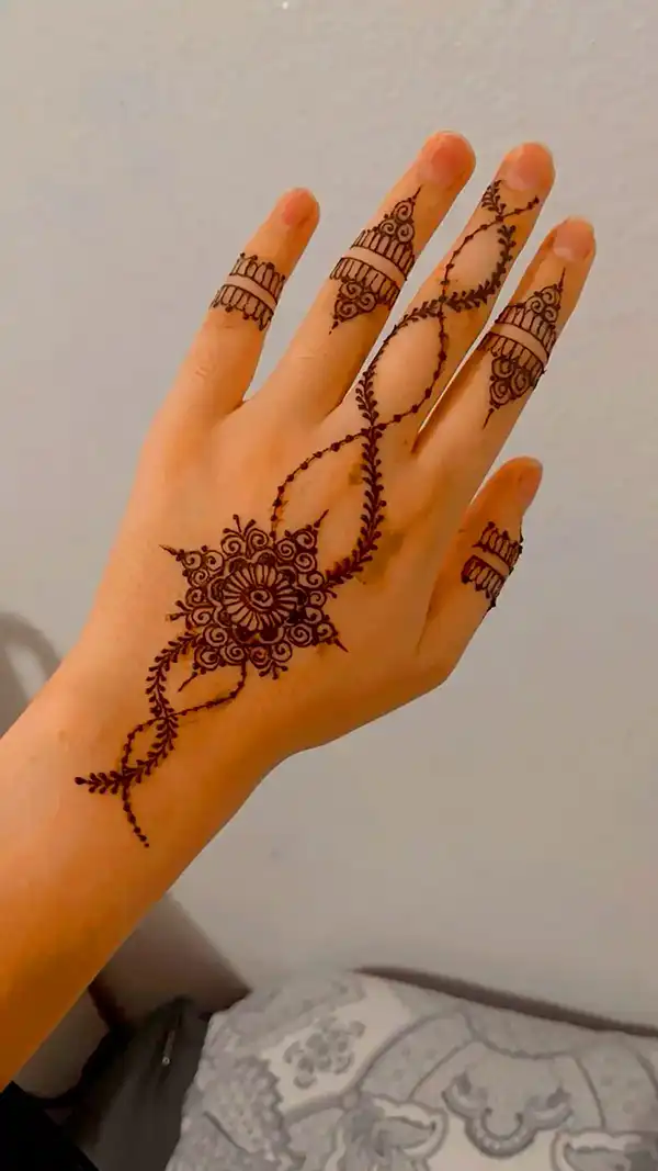 مدل حنا افغانی + خاص و زیباترین طرح های حنا افغانی دخترانه و زنانه مدرن