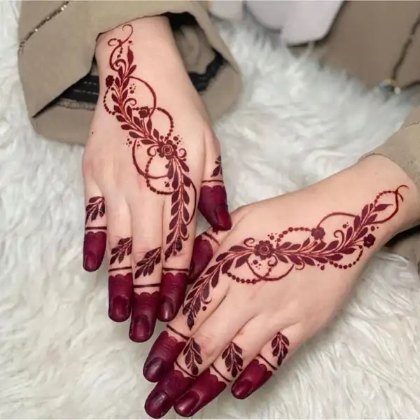 مدل حنا افغانی + خاص و زیباترین طرح های حنا افغانی دخترانه و زنانه مدرن
