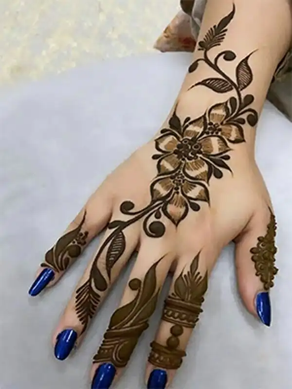 مدل حنا افغانی + خاص و زیباترین طرح های حنا افغانی دخترانه و زنانه مدرن