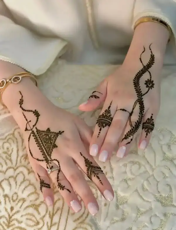 مدل حنا افغانی + خاص و زیباترین طرح های حنا افغانی دخترانه و زنانه مدرن
