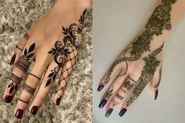 مدل حنا انگشتی + ایده های جذاب و ساده برای حنا انگشتی شیک