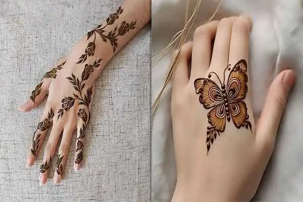 مدل حنا دست + ایده و طرح های باحال و لاکچری وجذاب حنا دست دخترانه و زنانه زیبا