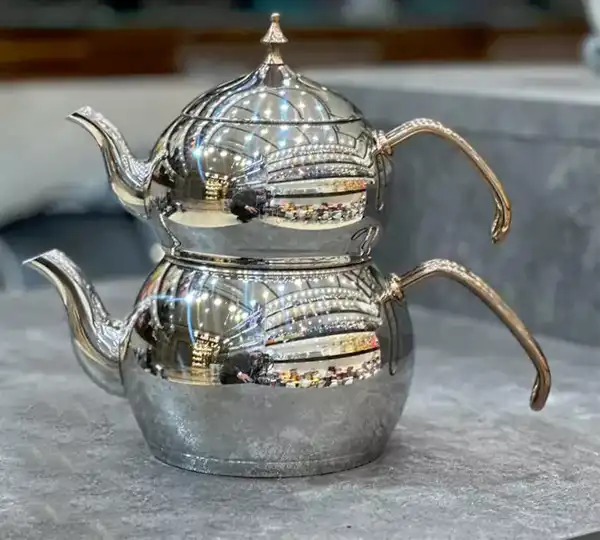 مدل جدید کتری قوری استیل + طرح های ساده و جدید کتری قوری استیل بزرگ و کوچک
