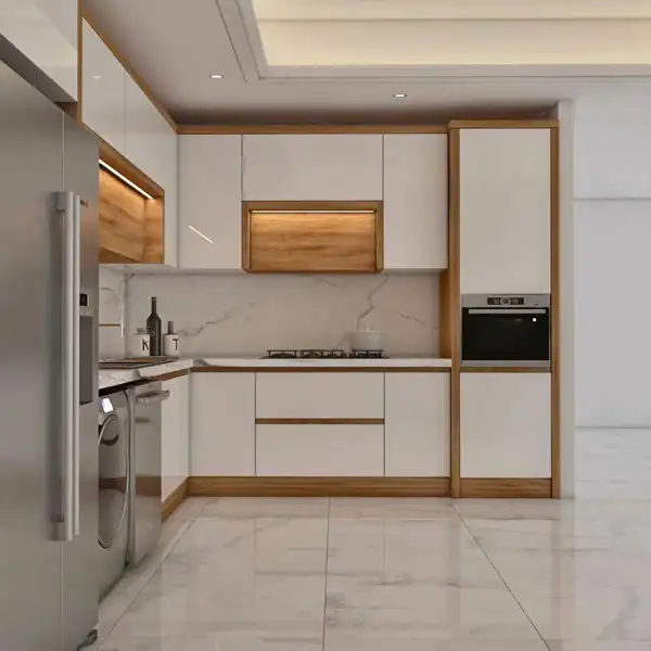 مدل کابینت ال مانند + انواع کابینت ال مانند خاص و لاکچری برای آشپزخانه های کوچک و بزرگ