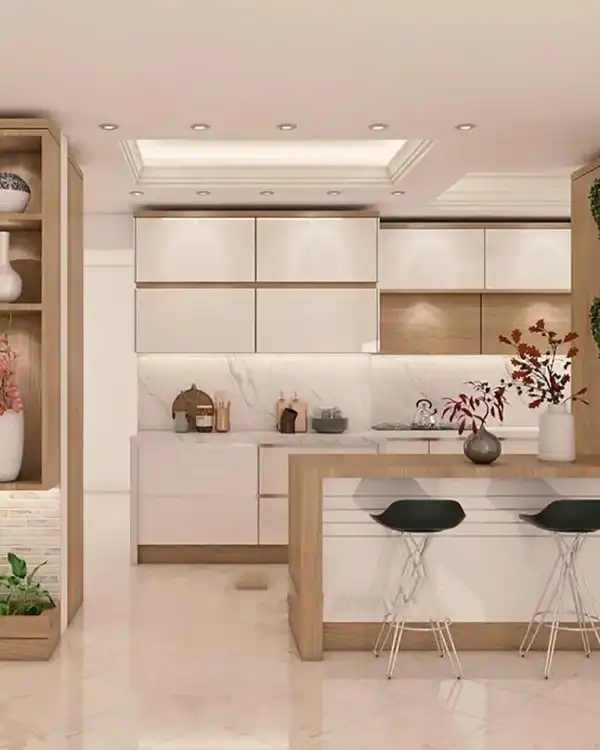 مدل کابینت ال مانند + انواع کابینت ال مانند خاص و لاکچری برای آشپزخانه های کوچک و بزرگ